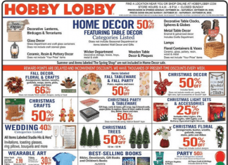 Hobby Lobby Weekly Ad Oct 23 – Oct 29, 2022