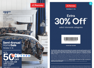 JCPenney Semi-Annual Home Sale Oct 03 – Oct 16, 2022