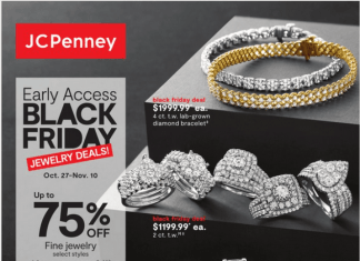 JCPenney Black Friday Jewelry Sale Oct 27 – Nov 10, 2022