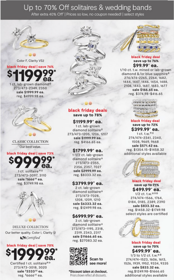JCPenney Black Friday Jewelry Sale Oct 27 Nov 10, 2022