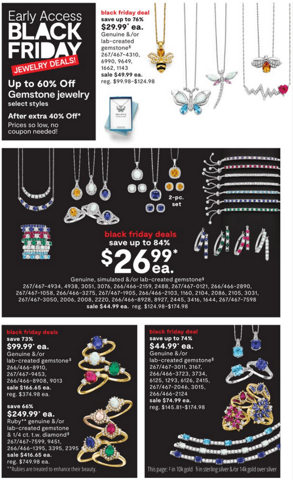 JCPenney Black Friday Jewelry Sale Oct 27 Nov 10, 2022
