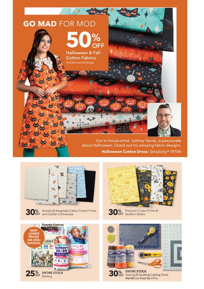 JoAnn Weekly Ad Oct 08 Oct 26, 2022