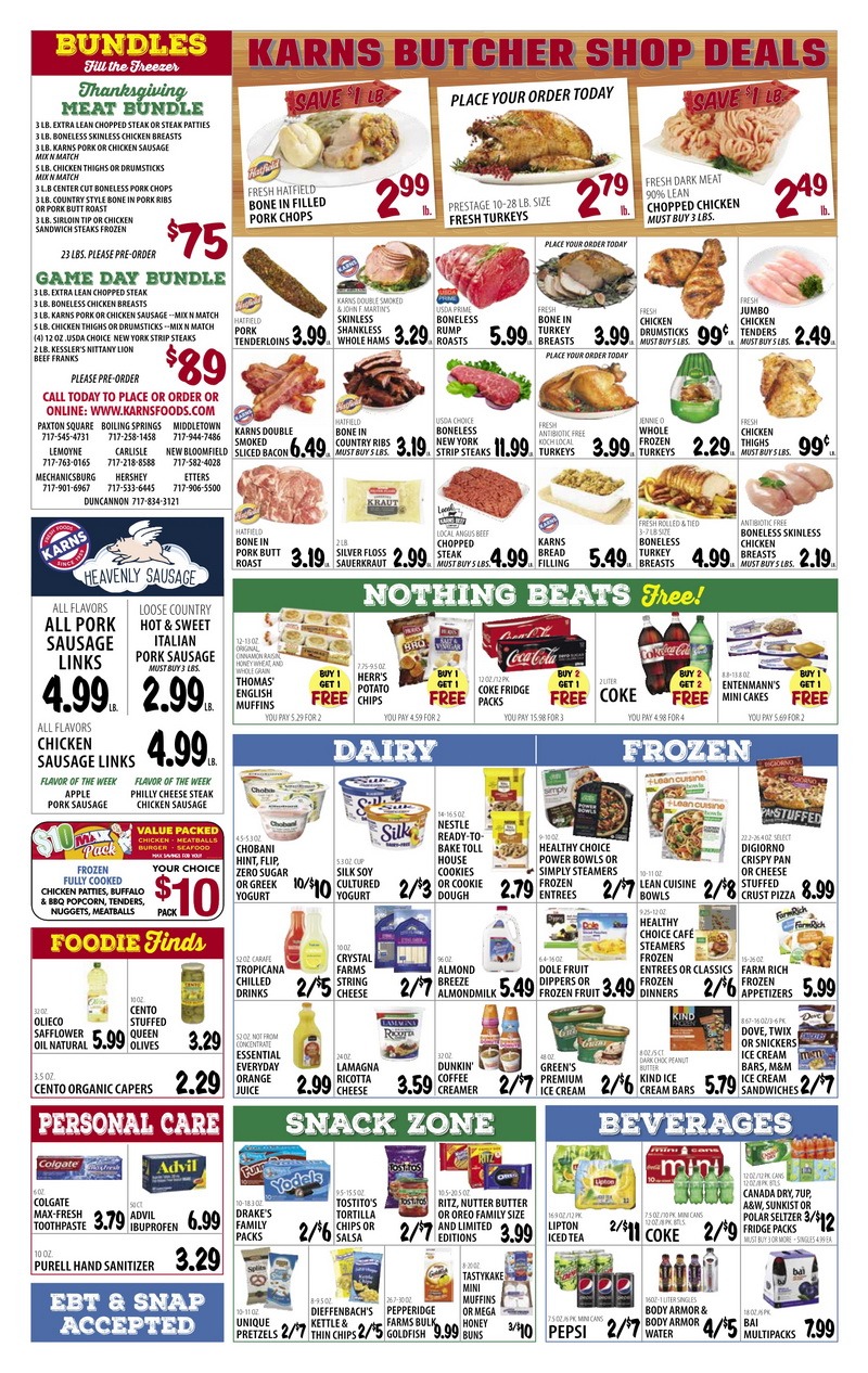 Karns Quality Foods Weekly Ad Nov 01 Nov 07, 2022