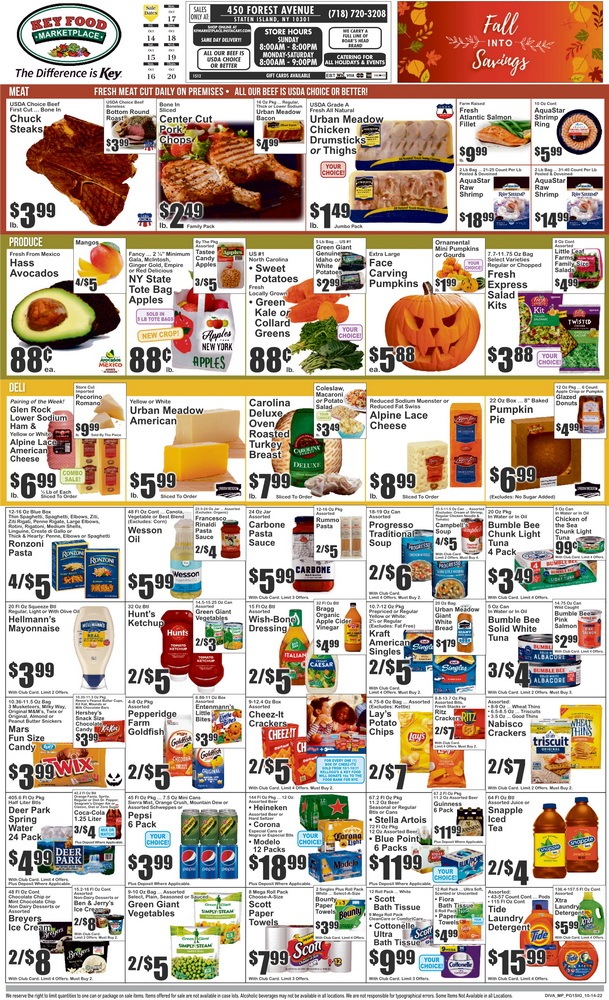 Key Food Weekly Flyer Oct 14 Oct 20, 2022