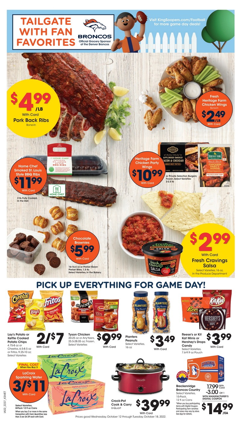 King Soopers Weekly Ad Oct 12 Oct 18, 2022 (Halloween Promotion Included)