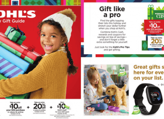Kohl’s Holiday Gift Guide Oct 24 – Oct 30, 2022