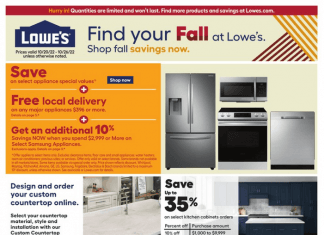 Lowe’s Weekly Ad Oct 20 – Oct 26, 2022