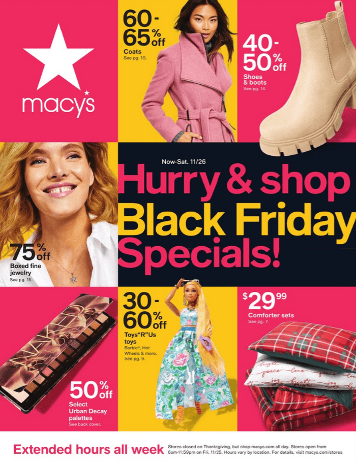 Macy's Black Friday Flyer Sales Oct 25 Nov 26, 2022