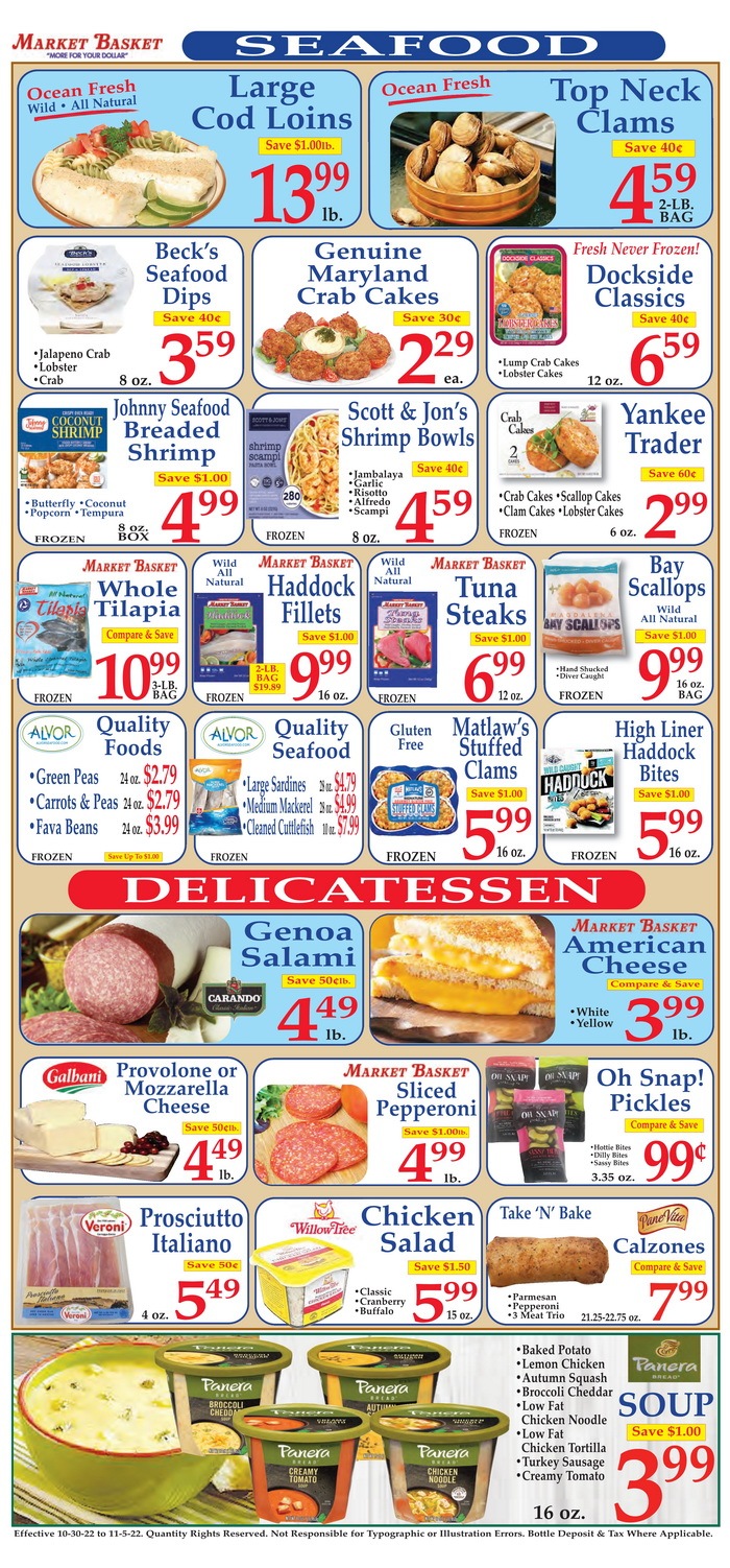 Market Basket Weekly Flyer Oct 30 Nov 05, 2022