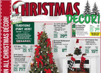 Menards Christmas Sale Ad Oct 27 – Nov 06, 2022