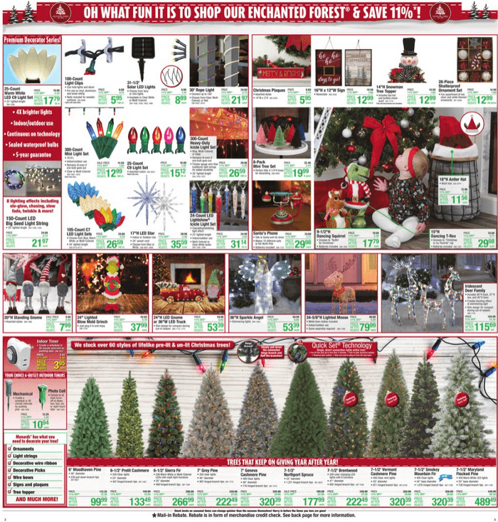 Menards Christmas Sale Ad Oct 27 Nov 06, 2022