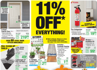 Menards Weekly Ad Oct 13 – Oct 23, 2022