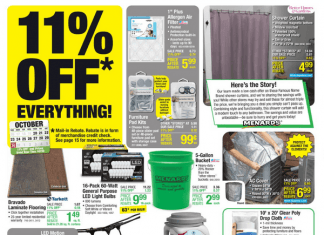 Menards Weekly Ad Oct 20 – Oct 30, 2022