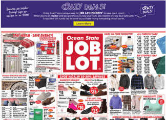Ocean State Job Lot Weekly Ad Oct 08 – Oct 12, 2022