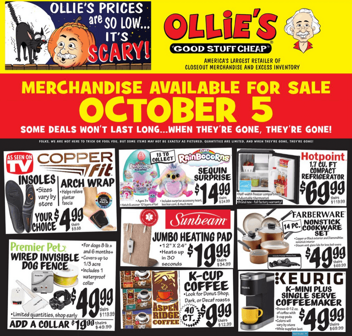 Ollie's Weekly Ad Oct 05 Oct 12, 2022