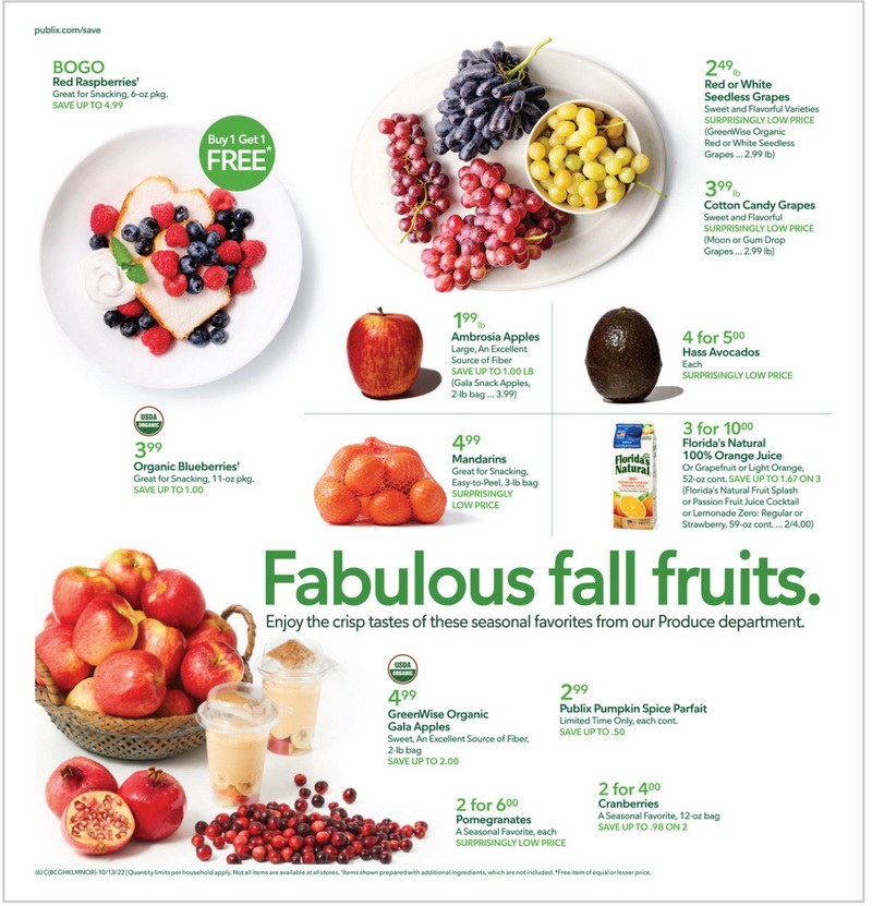 Publix Weekly Ad Oct 12 Oct 18, 2022