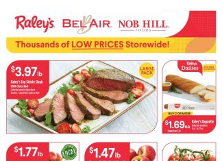 Raley’s Supermarkets Weekly Ad Oct 19 – Oct 25, 2022