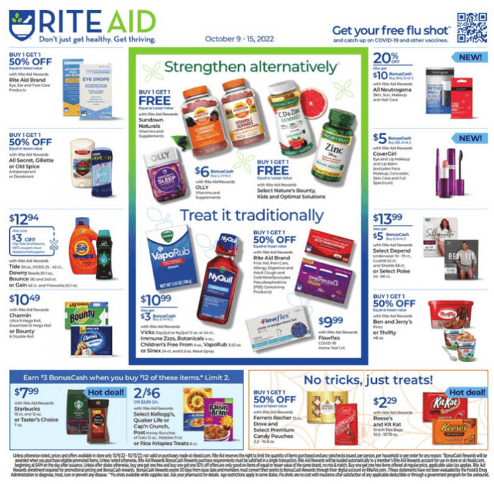 Rite Aid Weekly Ad Oct 09 Oct 15, 2022