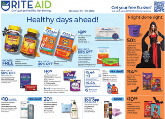 Rite Aid Weekly Ad Oct 23 – Oct 29, 2022 (Halloween Promotion Included)