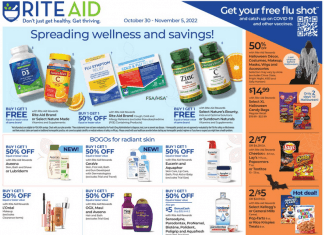 Rite Aid Weekly Ad Oct 30 – Nov 05, 2022 (Halloween Promotion Included)
