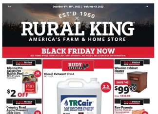 Rural King Weekly Ad Oct 06 – Oct 19, 2022