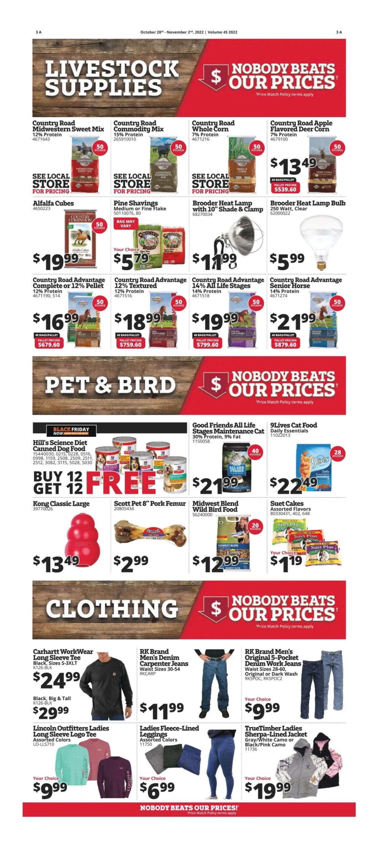 Rural King Weekly Ad Oct 20 Nov 02, 2022