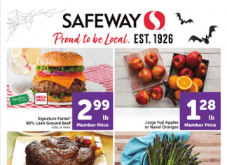 Safeway Weekly Ad Oct 26 – Nov 01, 2022 (Halloween Promotion Included)