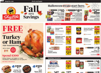 ShopRite Weekly Ad Oct 14 – Oct 20, 2022 (Halloween Promotion Included)