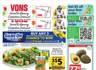 Vons Weekly Ad Oct 05 – Oct 11, 2022