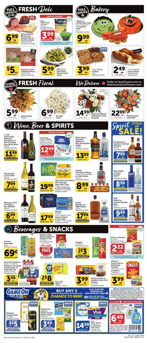 Vons Weekly Ad Oct 19 Oct 25, 2022