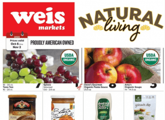 Weis Markets Weekly Sale Oct 06 – Nov 02, 2022