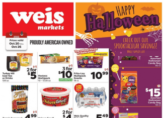 Weis Markets Weekly Sale Oct 20 – Oct 26, 2022 (Halloween Promotion Included)
