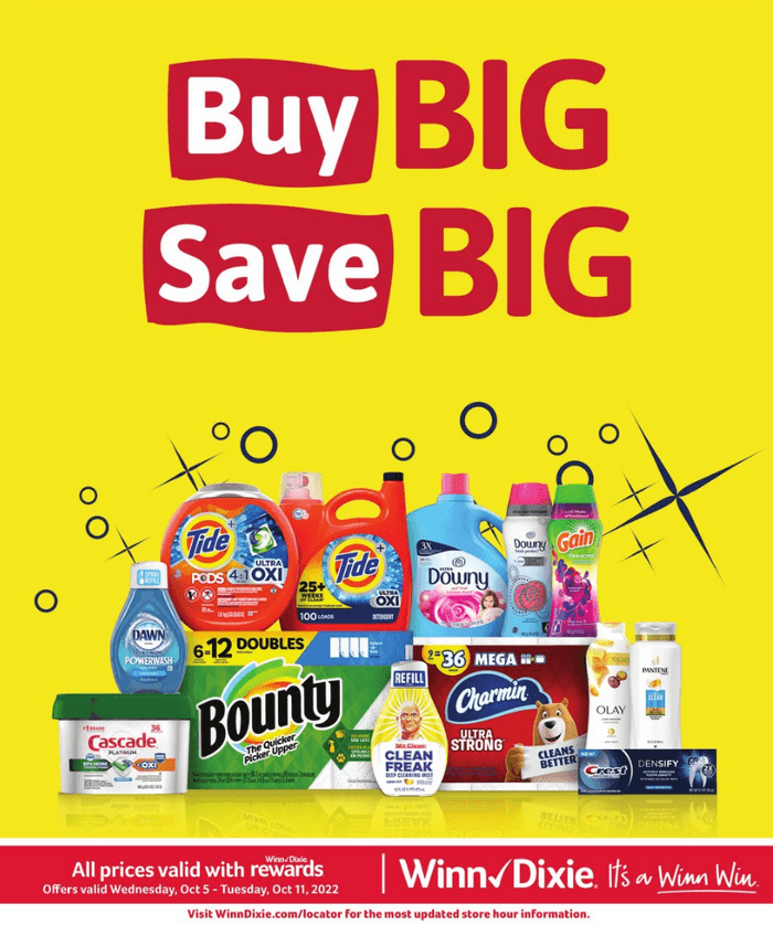 WinnDixie Weekly Ad Oct 05 Oct 11, 2022
