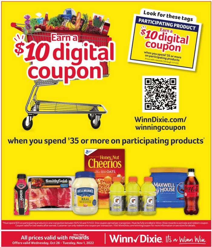 WinnDixie Weekly Ad Oct 26 Nov 01, 2022 (Halloween Promotion Included)