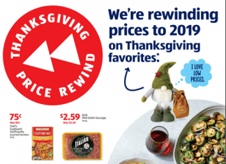 ALDI Thanksgiving Day Promotion Flyer Sale Nov 18 – Nov 29, 2022