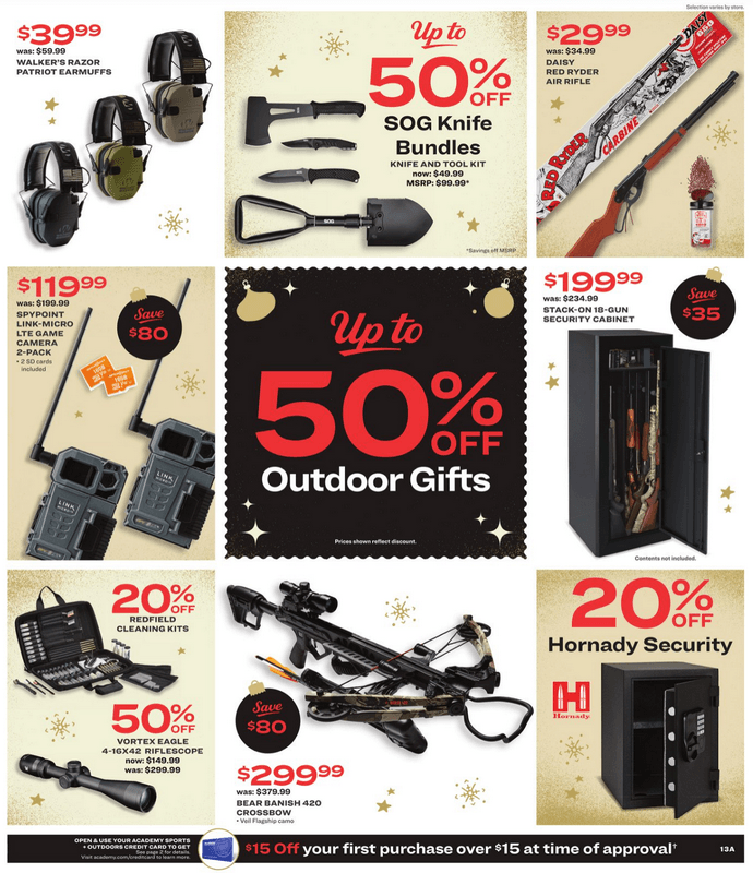 Academy Sports + Outdoors Black Friday One Day Only Ad Nov 25 Nov 25