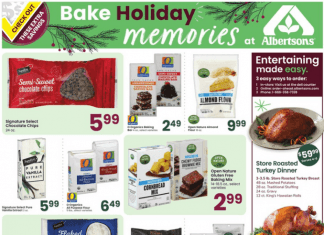 Albertsons Bake Holiday Memories Flyer Sale Nov 30 – Dec 06, 2022