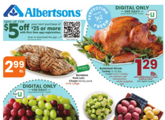 Albertsons Weekly Ad Nov 09 – Nov 15, 2022