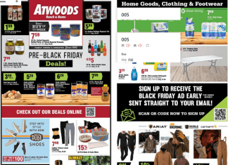 Atwoods Pre-Black Friday Ad Nov 16 – Nov 20, 2022