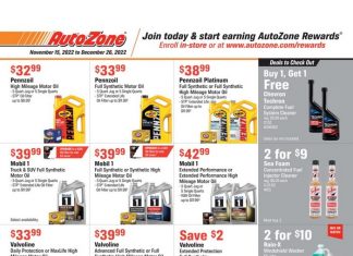 AutoZone Monthly Ad Nov 16 – Dec 26, 2022