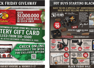 Bass Pro Shops Black Friday Ad Nov 21 – Nov 27, 2022