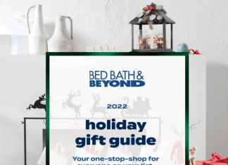 Bed Bath & Beyond Holiday Gift Guide Nov 01 – Dec 25, 2022