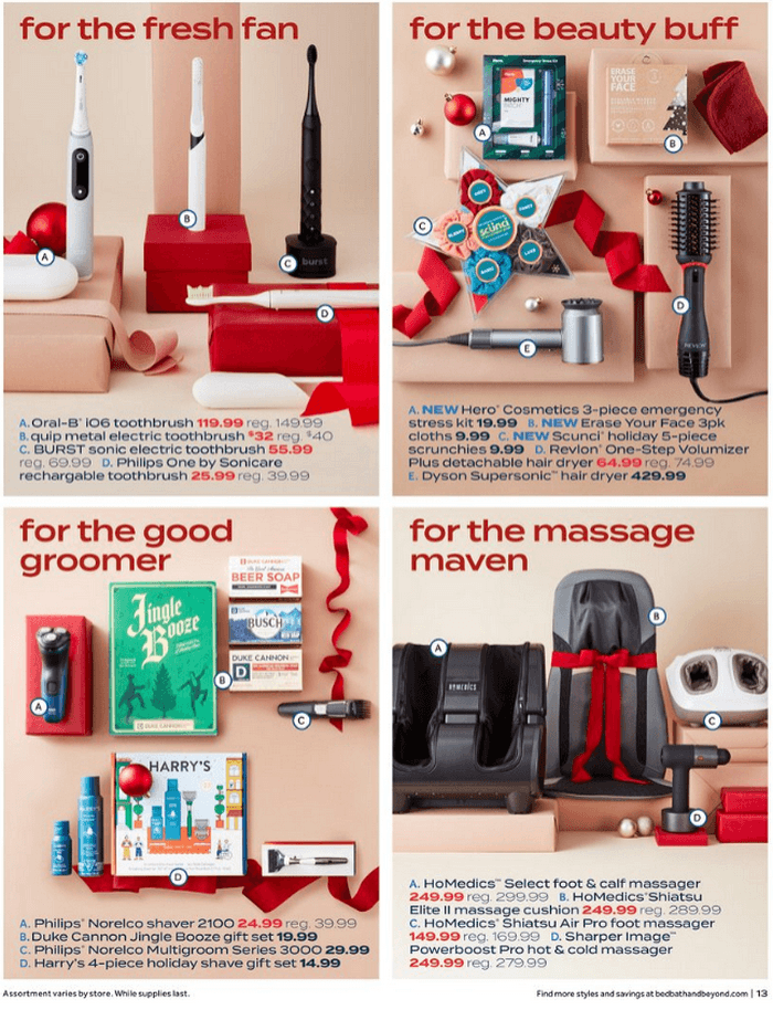 Bed Bath & Beyond Holiday Ad Nov 29 Dec 11, 2022