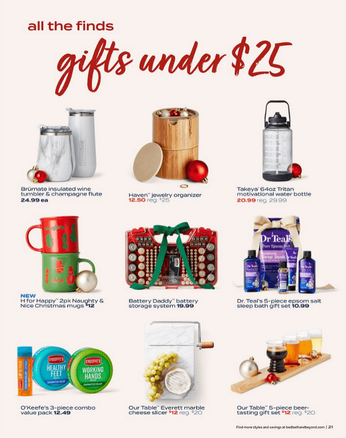 Bed Bath & Beyond Holiday Ad Nov 29 Dec 11, 2022