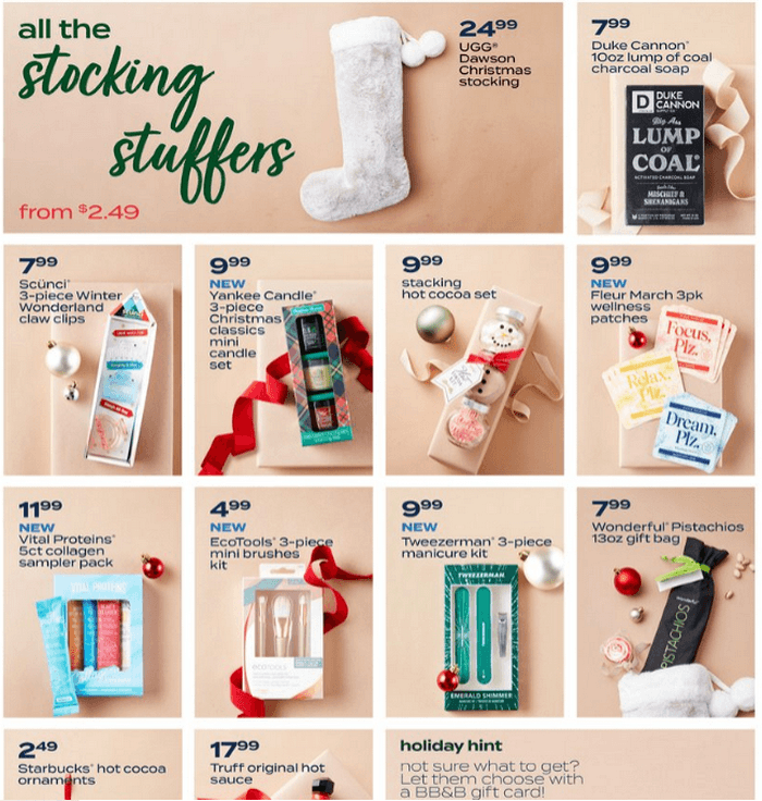 Bed Bath & Beyond Holiday Ad Nov 29 Dec 11, 2022