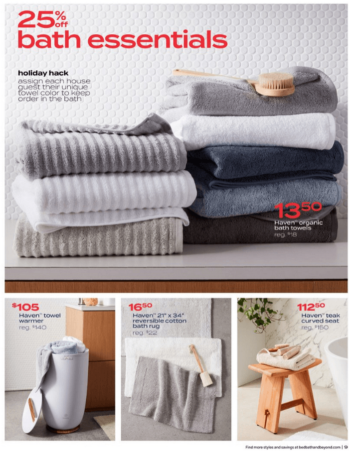 Bed Bath & Beyond Holiday Ad Nov 29 Dec 11, 2022