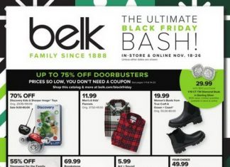 Belk Ultimate Black Friday Bash Ad Nov 18 – Nov 26, 2022