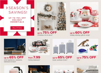 Belk Seasonal Holiday Flyer Sale