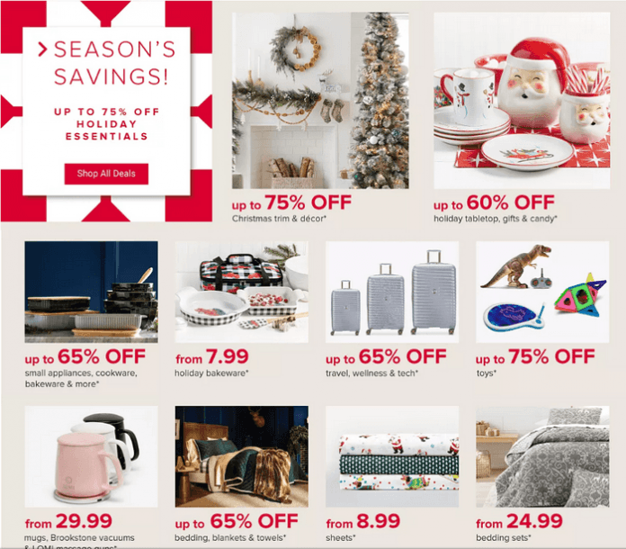 Belk Seasonal Holiday Flyer Sale