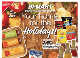 Bi-Mart November Holiday Saving Book Nov 08 – Nov 22, 2022